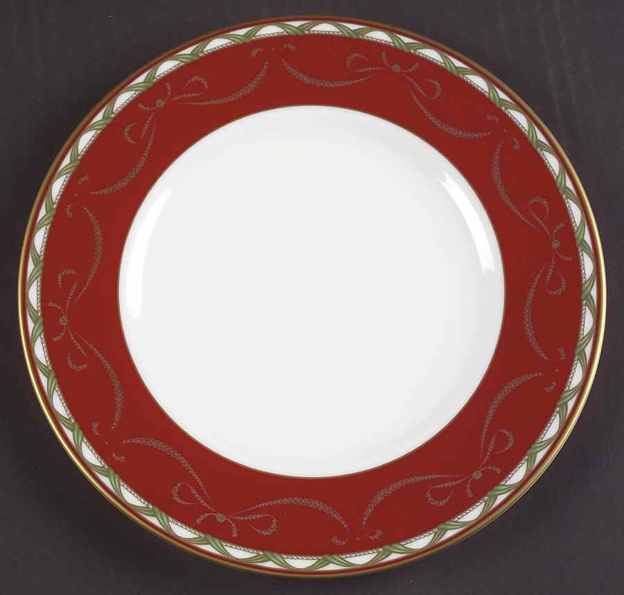Holiday Ribbons Accent Salad Plate by Waterford China-1