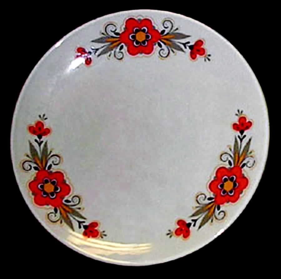 WIG466 (GRAY BODY) Salad Plate by Winterling - Bavaria-1