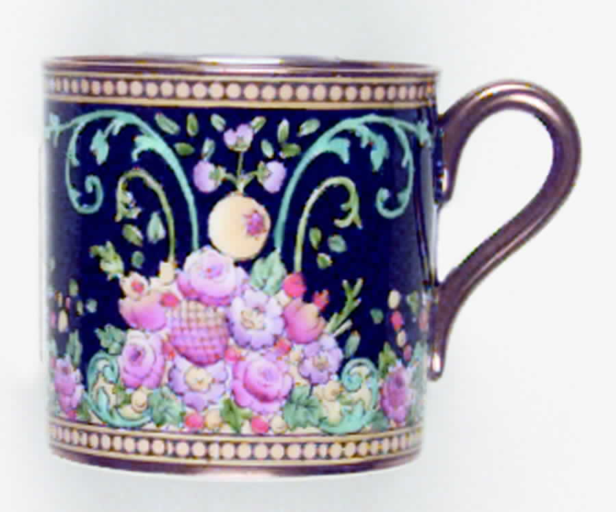 Lulworth Black Flat Demitasse Cup by Wedgwood-1