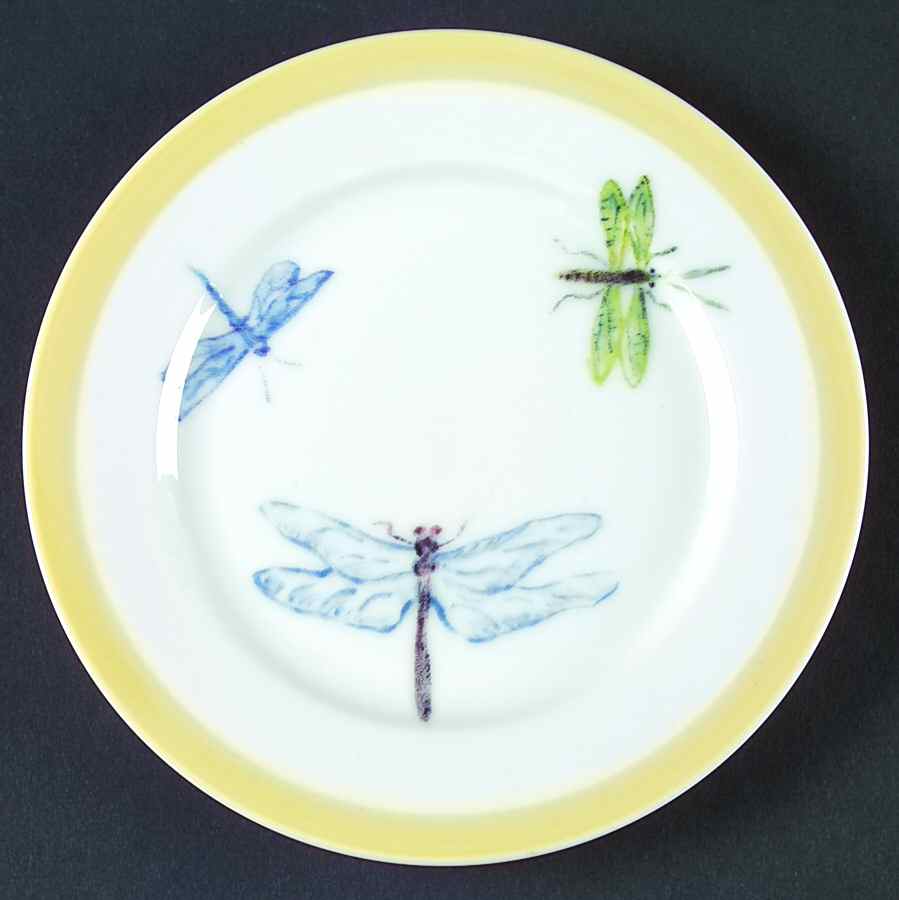 Bugs and Butterflies (Yellow) Bread & Butter Plate by Williams-Sonoma-1