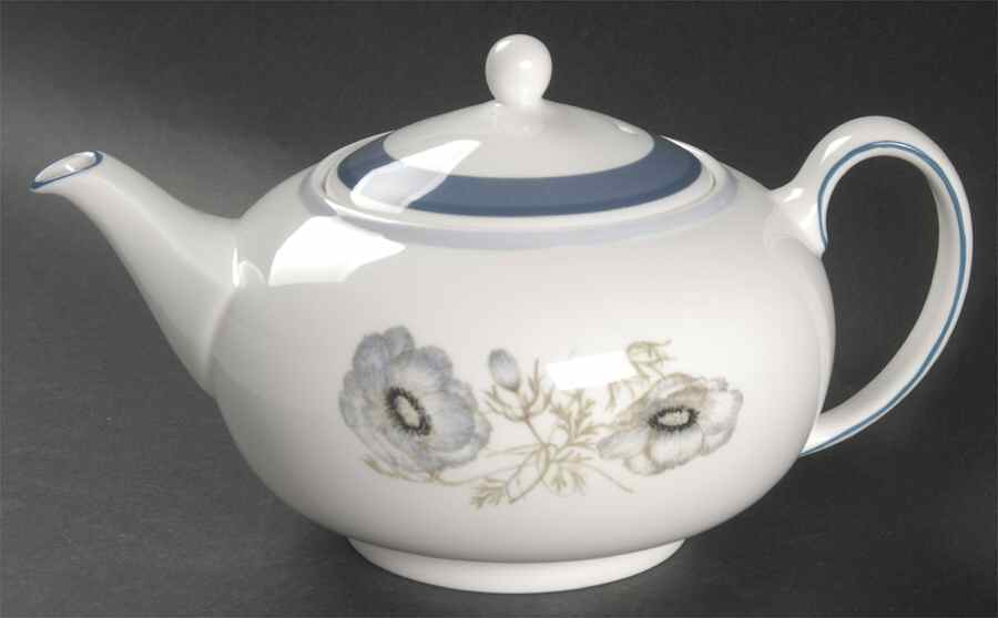 Glen Mist (Wedgwood & Susie Cooper Stamp) Teapot & Lid by Wedgwood-1