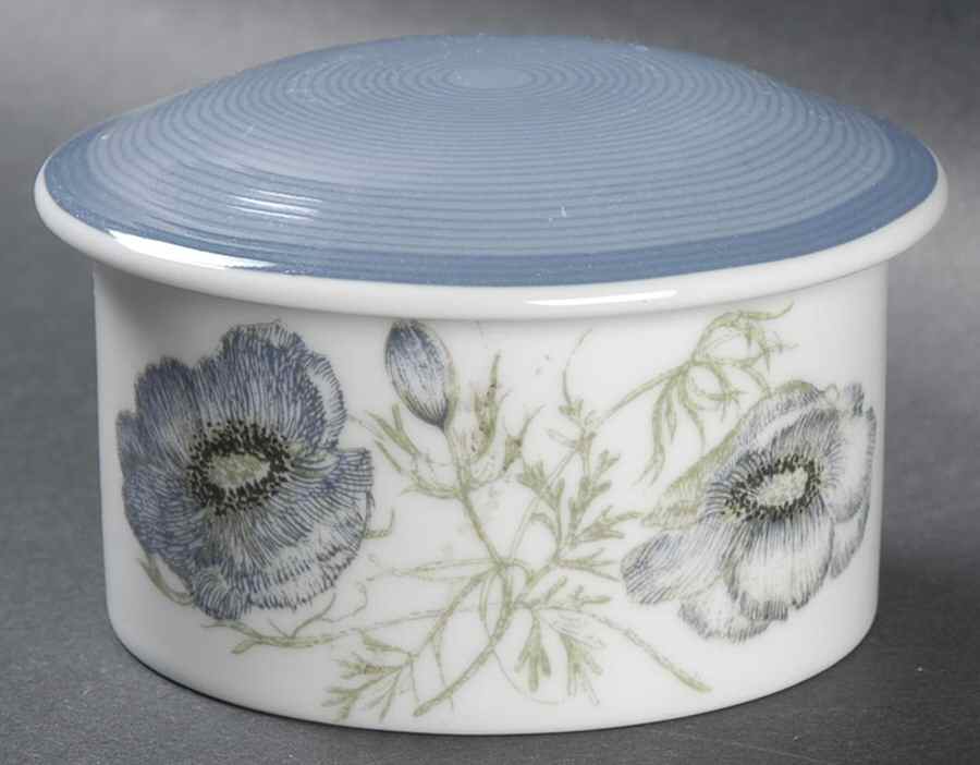 Glen Mist (Wedgwood & Susie Cooper Stamp) Round Box & Lid by Wedgwood-1