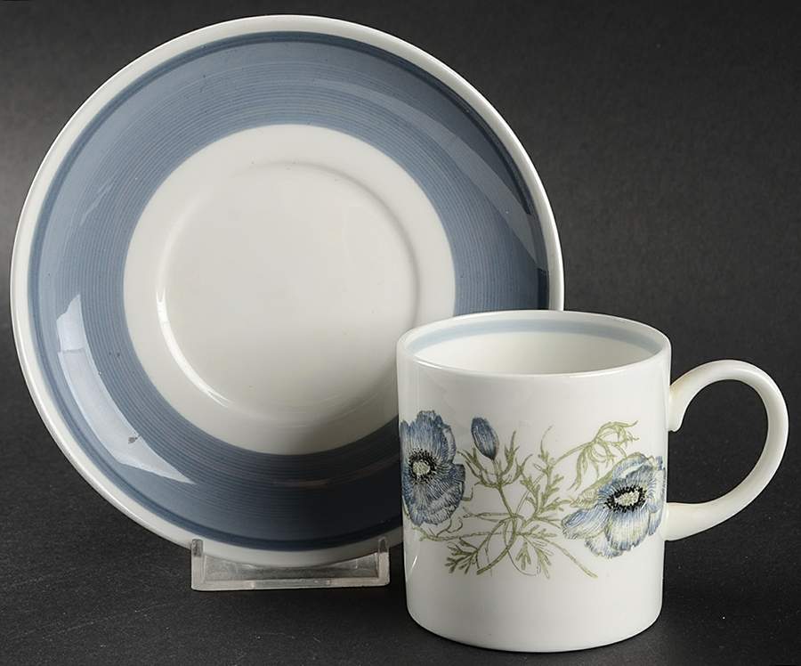 Glen Mist (Wedgwood & Susie Cooper Stamp) Can Shape Demitasse Cup and Saucer Set by Wedgwood-1