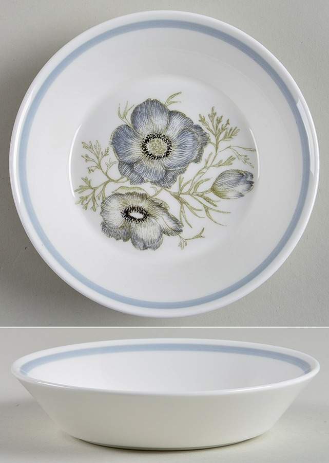 Glen Mist (Wedgwood & Susie Cooper Stamp) Fruit/Dessert (Sauce) Bowl by Wedgwood-1