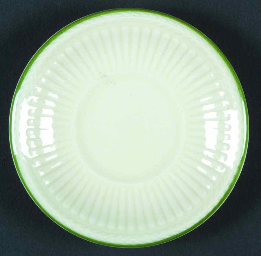 Carlton (Green Trim) Butter Pat by Wedgwood-1