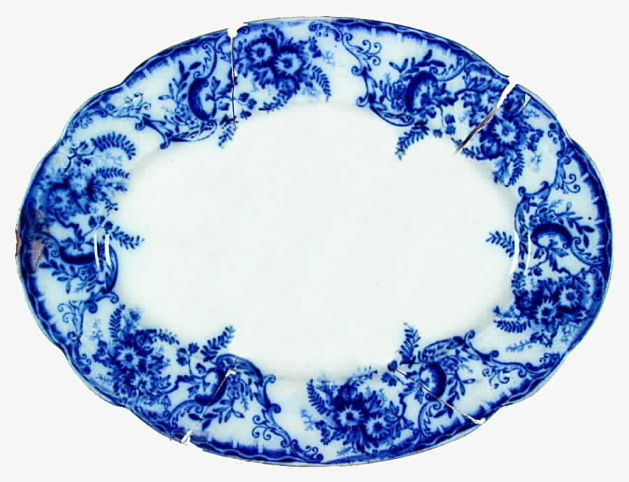WEO2 10" Oval Serving Platter by W & E Corn-1