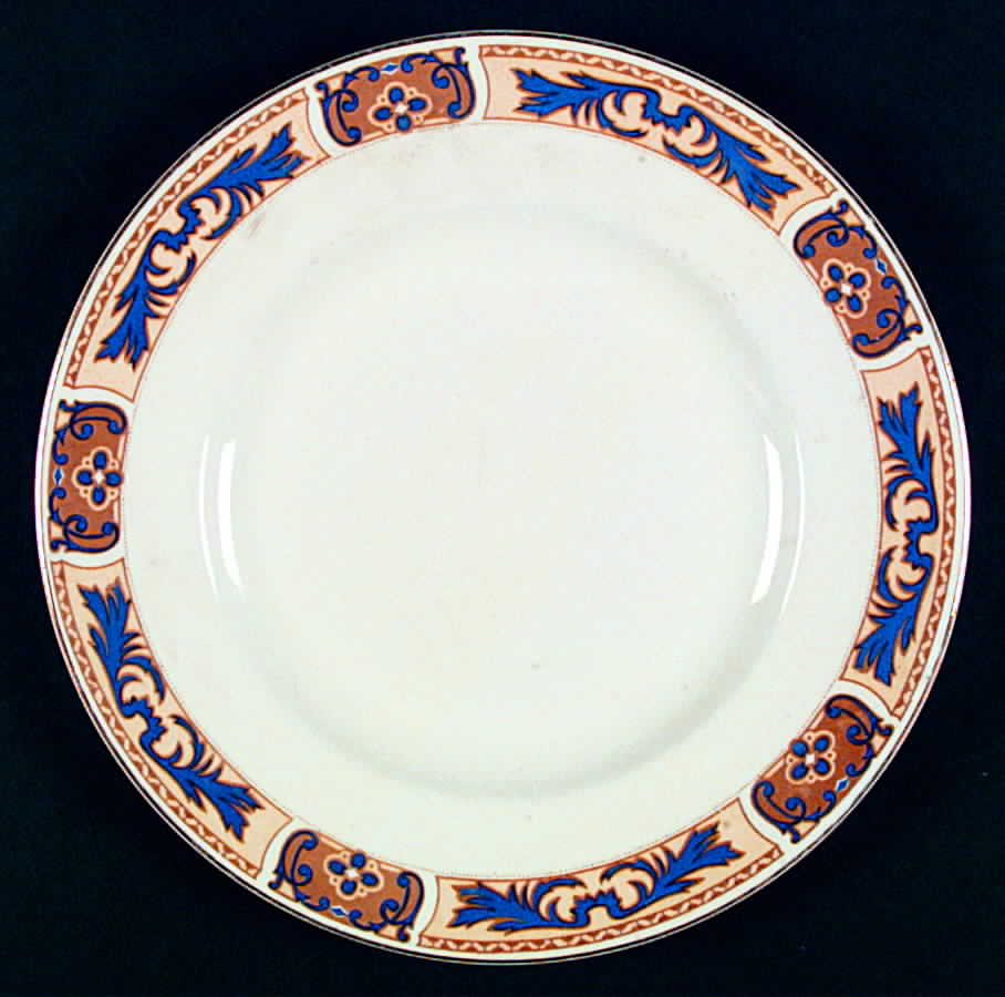 Marlboro (Yellow) Dinner Plate by Wood & Sons-1