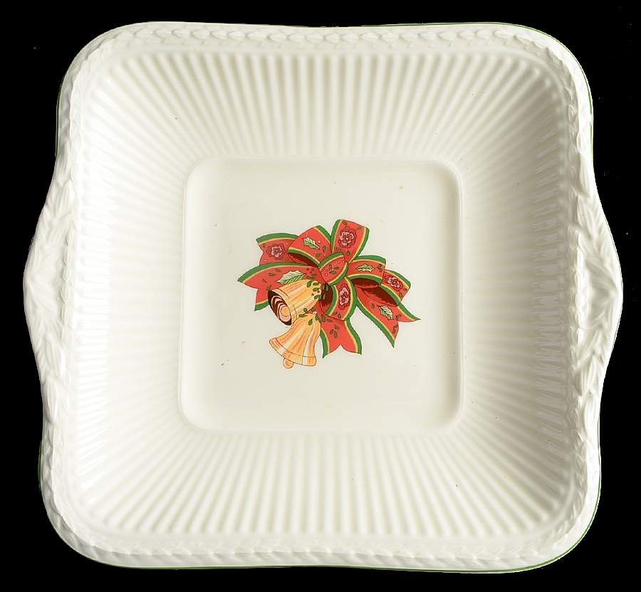 Christmas Time Handled Cake Plate by Wedgwood-1