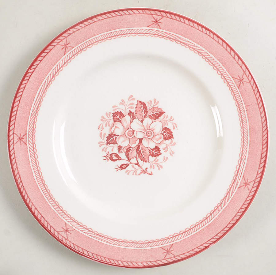 Stirling Pink Salad Plate by Wood & Sons-1
