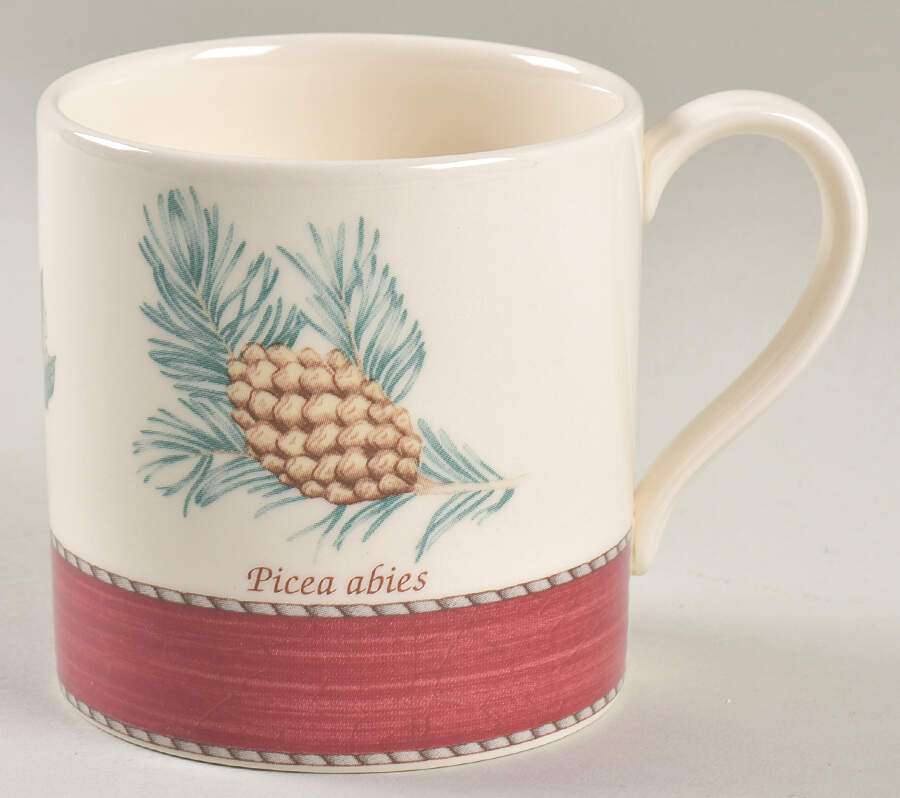 Sarah's Garden Christmas Red Mug by Wedgwood-1