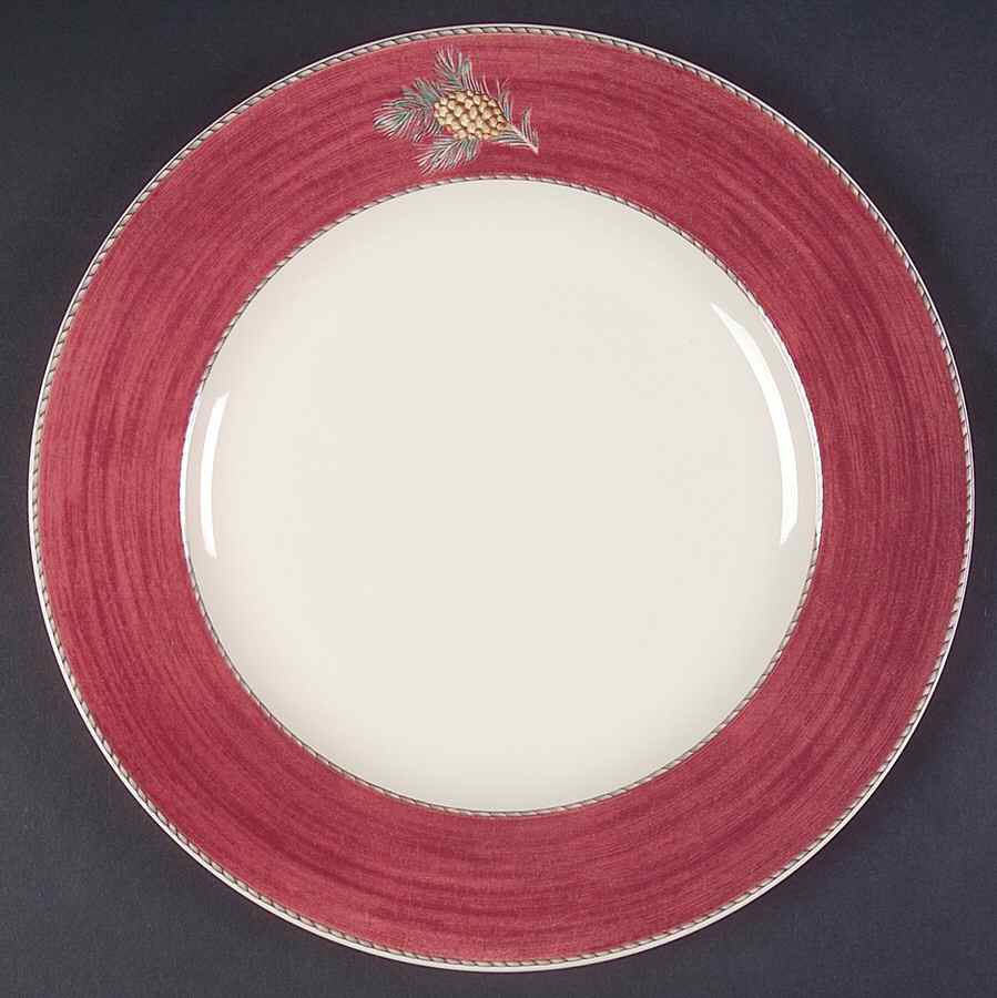 Sarah's Garden Christmas Red Dinner Plate by Wedgwood-1