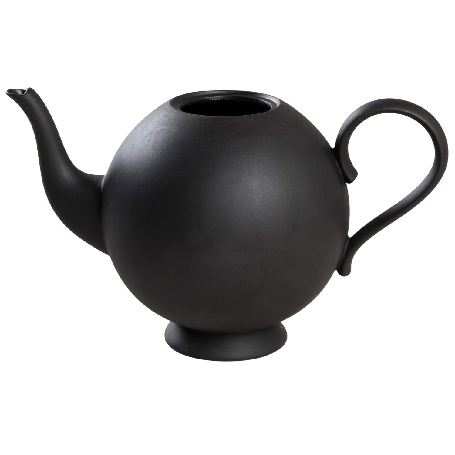 Nick Munro Jasper Collection Black Teapot No Lid by Wedgwood-1