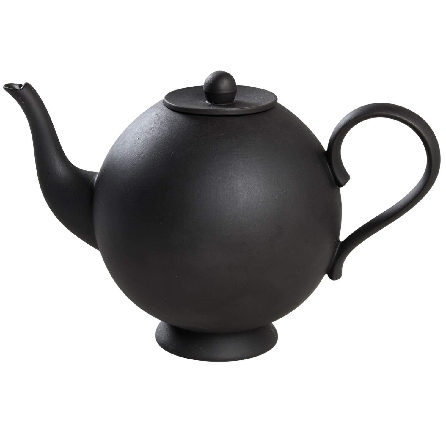 Nick Munro Jasper Collection Black Teapot & Lid by Wedgwood-1