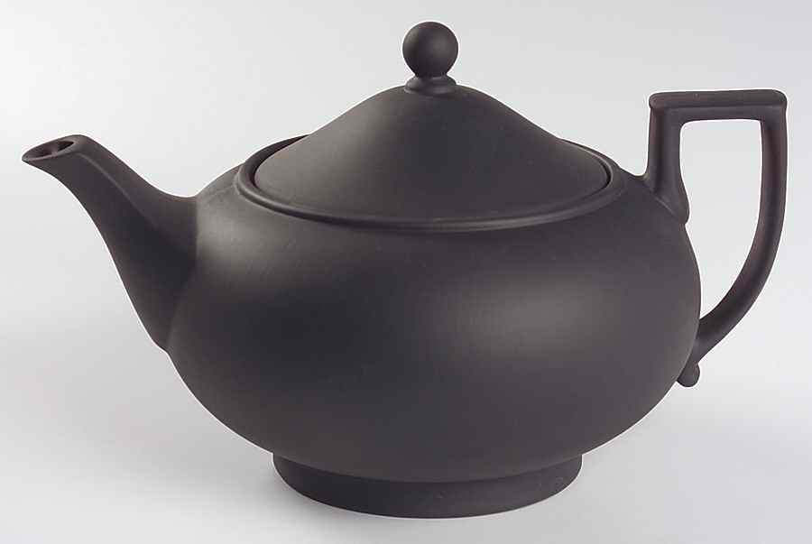 Nick Munro Jasper Collection Black Teapot & Lid by Wedgwood-1