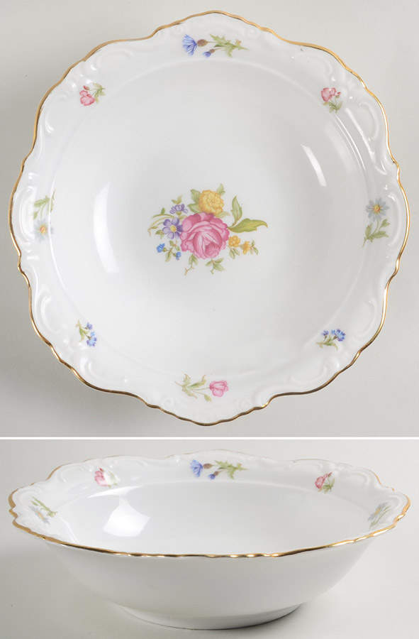 Mignon (Gray-Green Backstamp) 9" Round Vegetable Bowl by Winterling - Bavaria-1