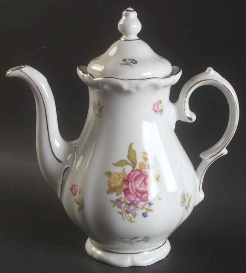 Mignon (Gray-Green Backstamp) Coffee Pot & Lid by Winterling - Bavaria-1