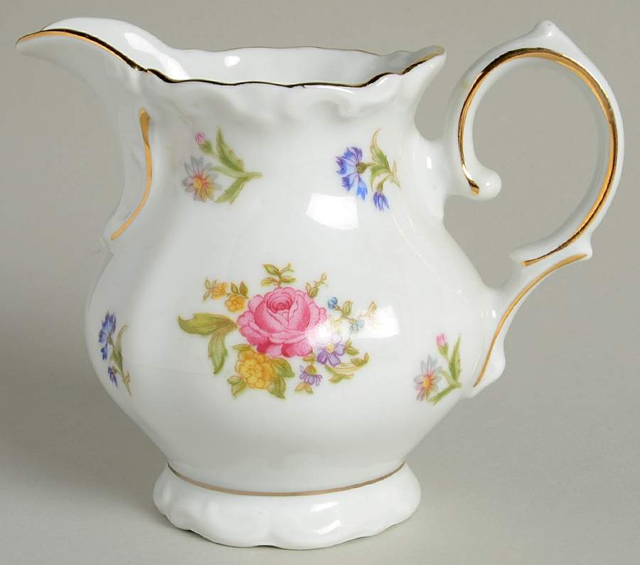 Mignon (Gray-Green Backstamp) Creamer by Winterling - Bavaria-1