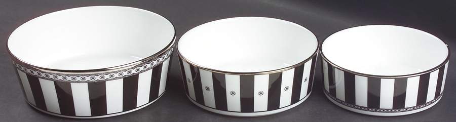 Contrasts Accessories (Set of 3) Stacking Nibble Bowls by Wedgwood-1