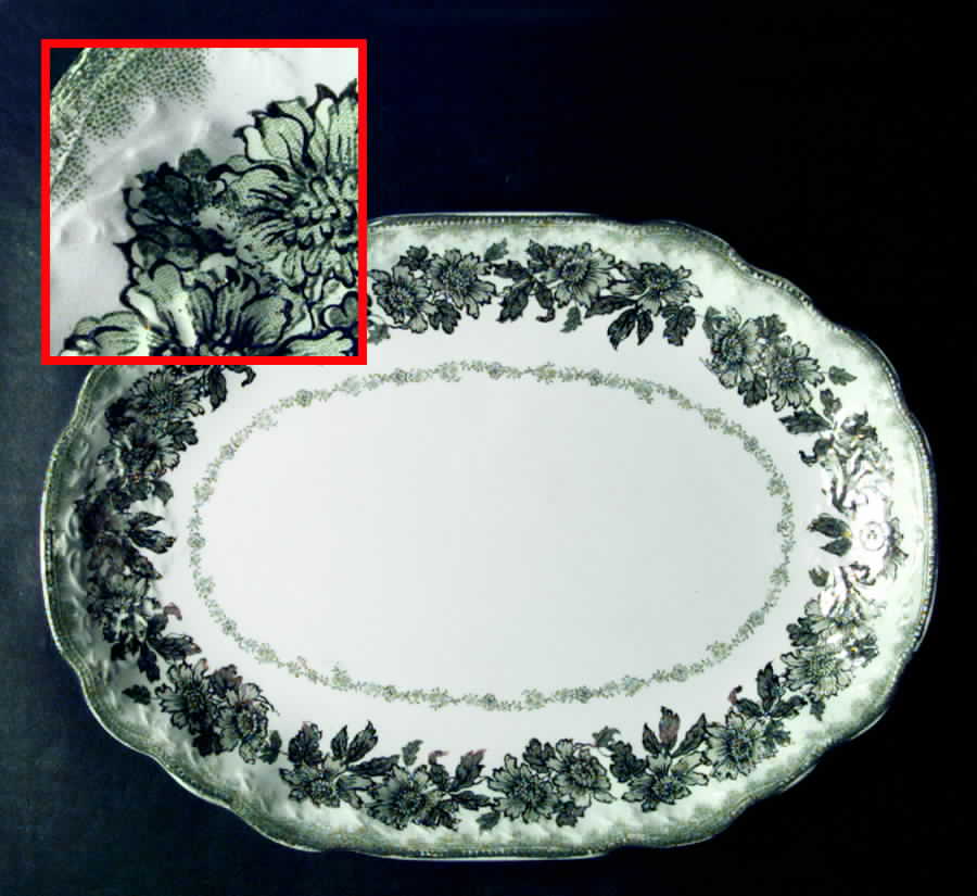 Sevres Green (Gold Accents) Dinner Plate by Wood & Sons-1