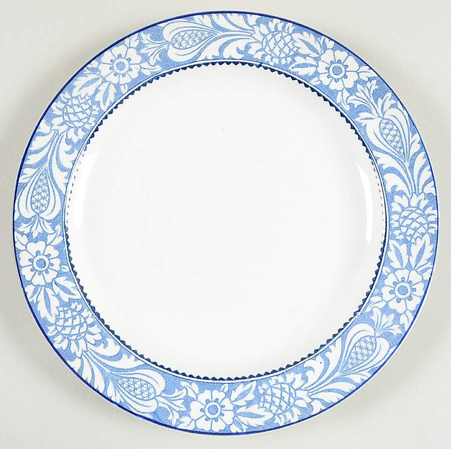 Wincanton Blue (No Center Design) Salad Plate by Wood & Sons-1