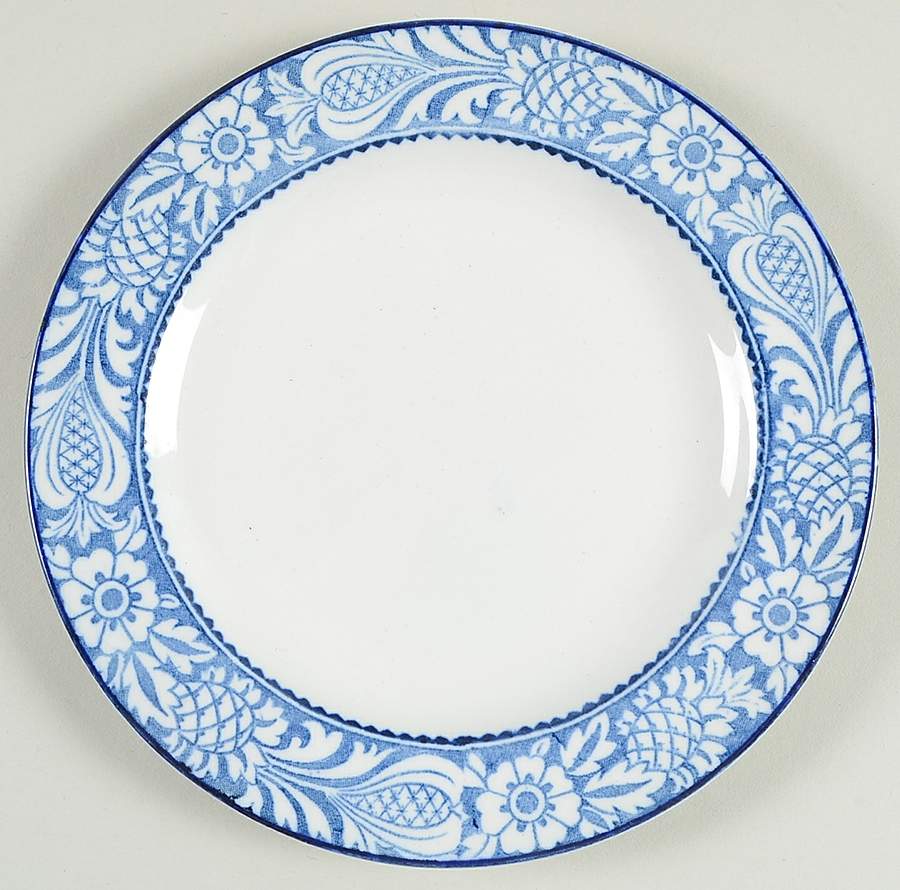 Wincanton Blue (No Center Design) Bread & Butter Plate by Wood & Sons-1