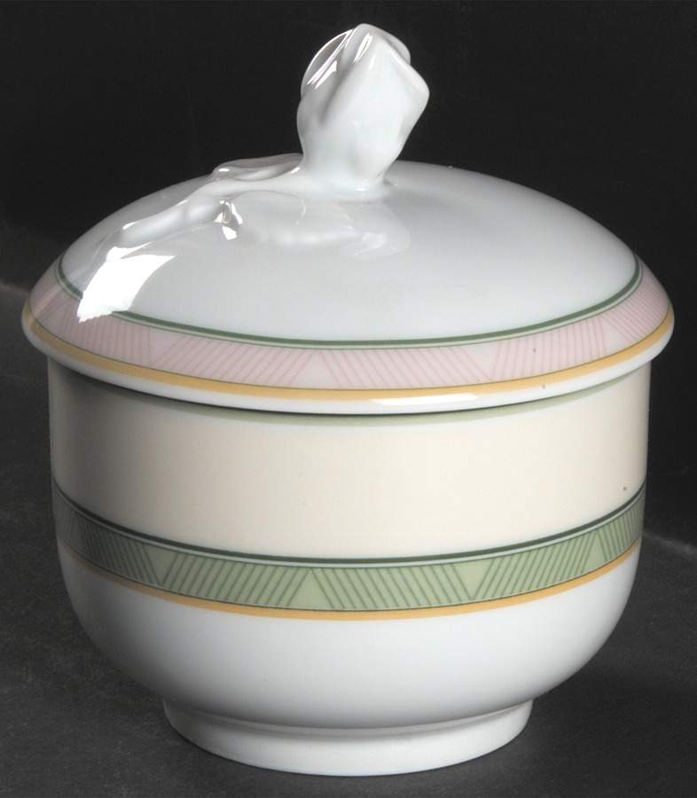 English Cottage Sugar Bowl & Lid by Wedgwood-1