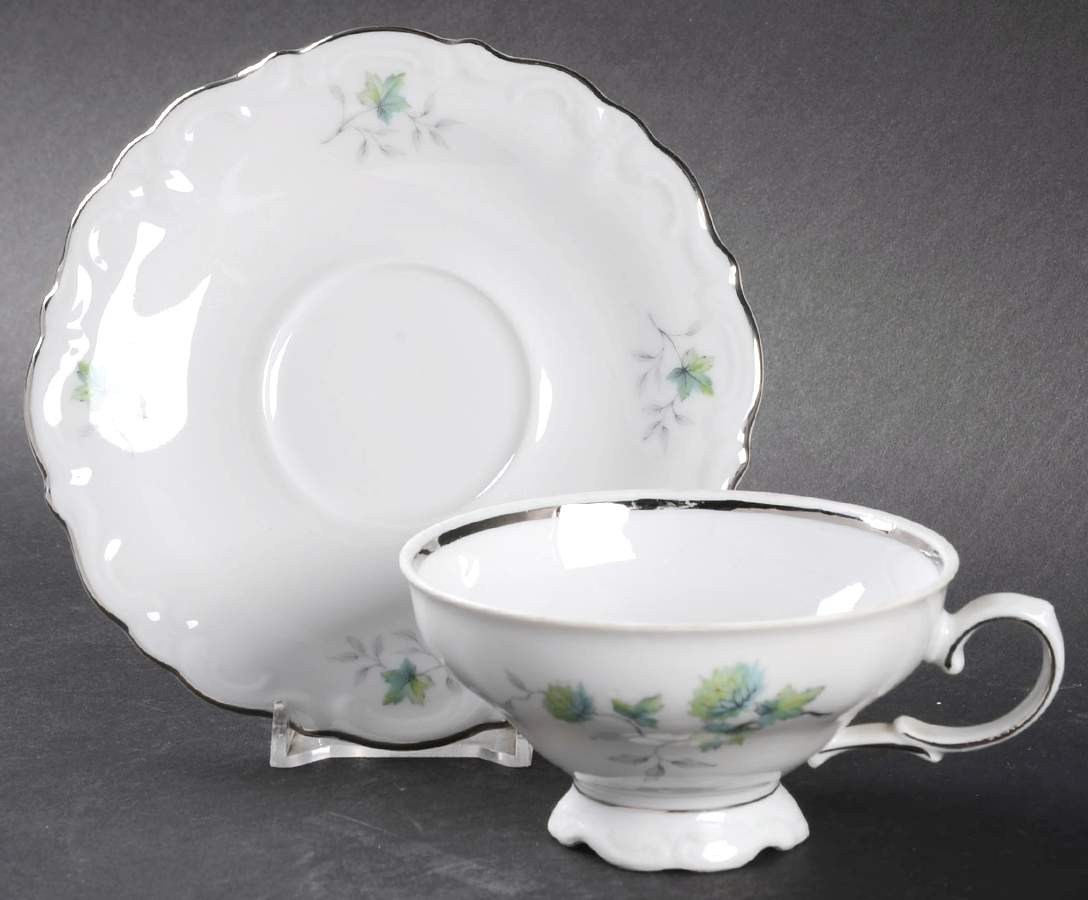 Dynasty Footed Cup & Saucer Set by Winterling - Bavaria-1