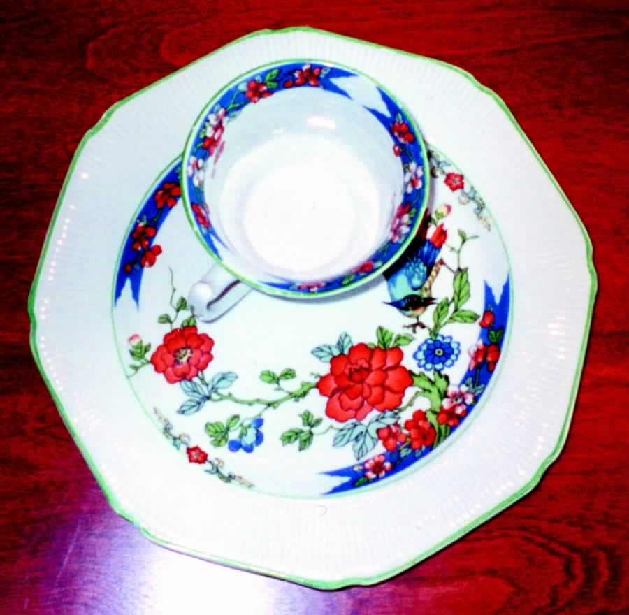 WOO64 Snack Plate & Cup Set by Wood & Sons-1