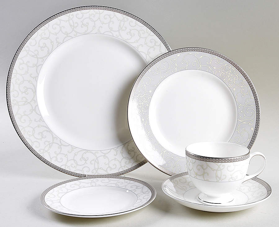 Celestial Platinum 5 Piece Place Setting by Wedgwood-1