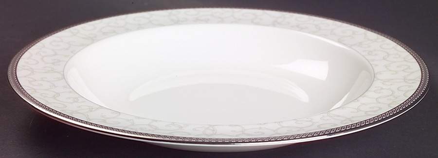 Celestial Platinum 11" Individual Pasta Bowl by Wedgwood-1