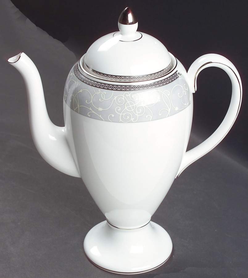 Celestial Platinum Coffee Pot & Lid by Wedgwood-1