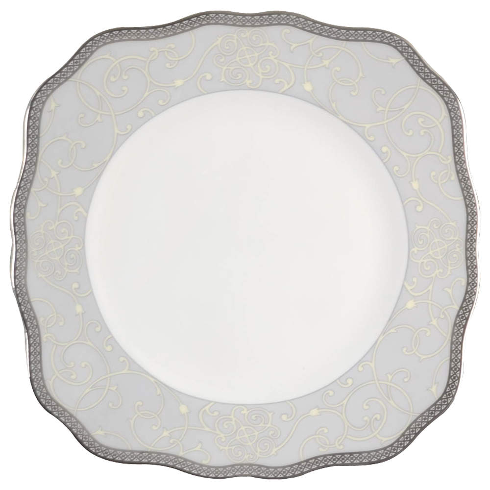 Celestial Platinum Square Salad Plate by Wedgwood-1
