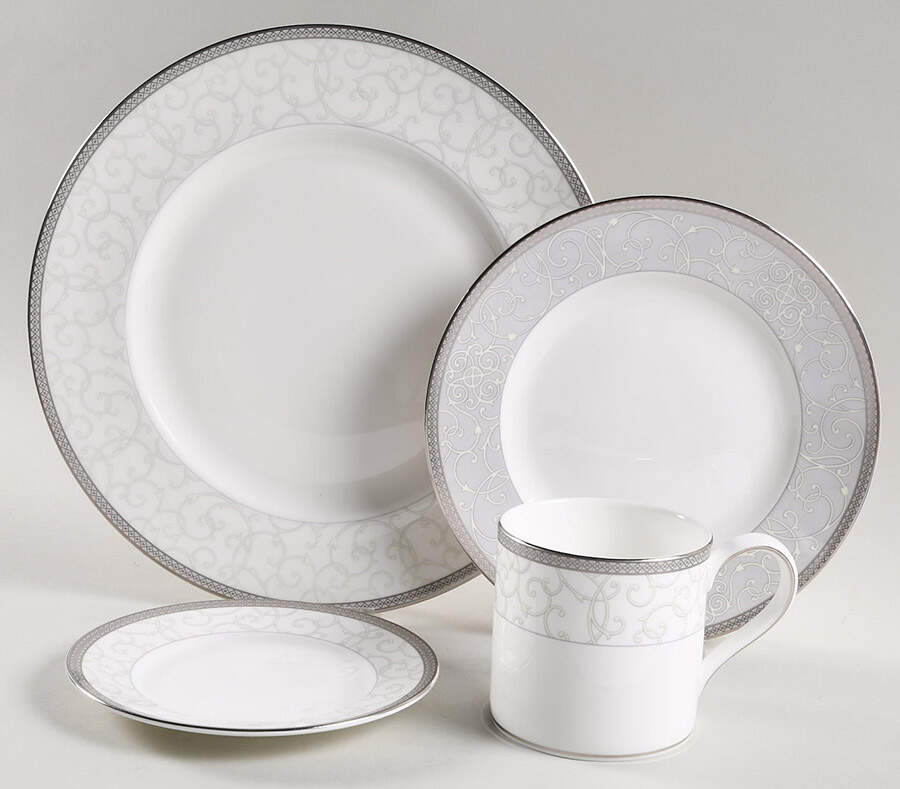 Celestial Platinum 4 Piece Place Setting by Wedgwood-1