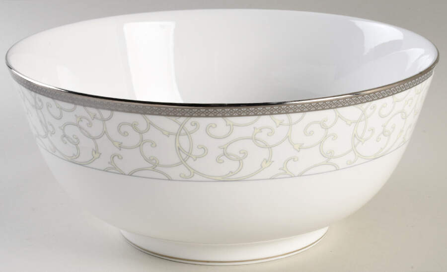 Celestial Platinum 10" Large Salad Serving Bowl by Wedgwood-1