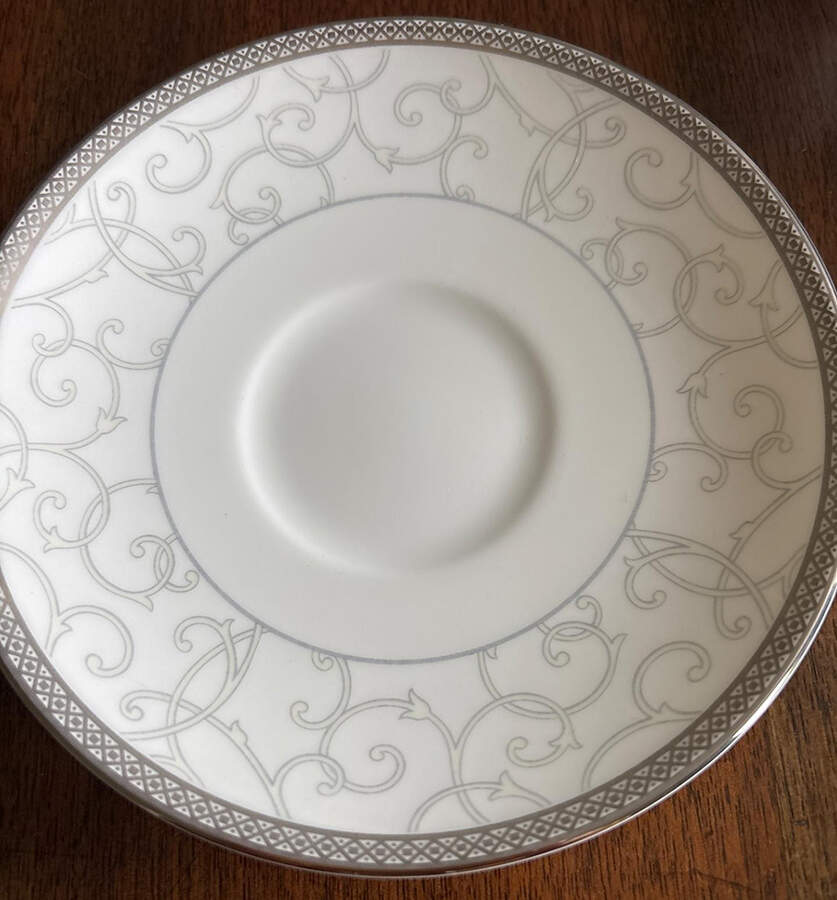 Celestial Platinum Saucer by Wedgwood-1