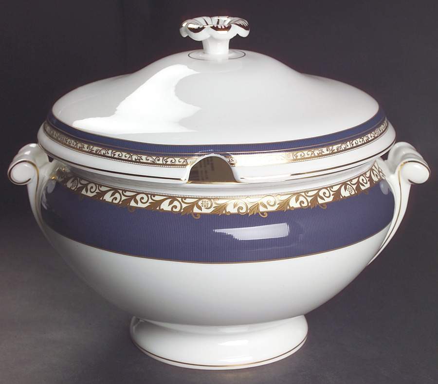 Rococo Tureen &  Lid by Wedgwood-1