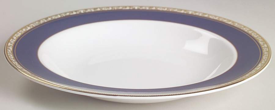 Rococo Large Rim Soup Bowl by Wedgwood-1