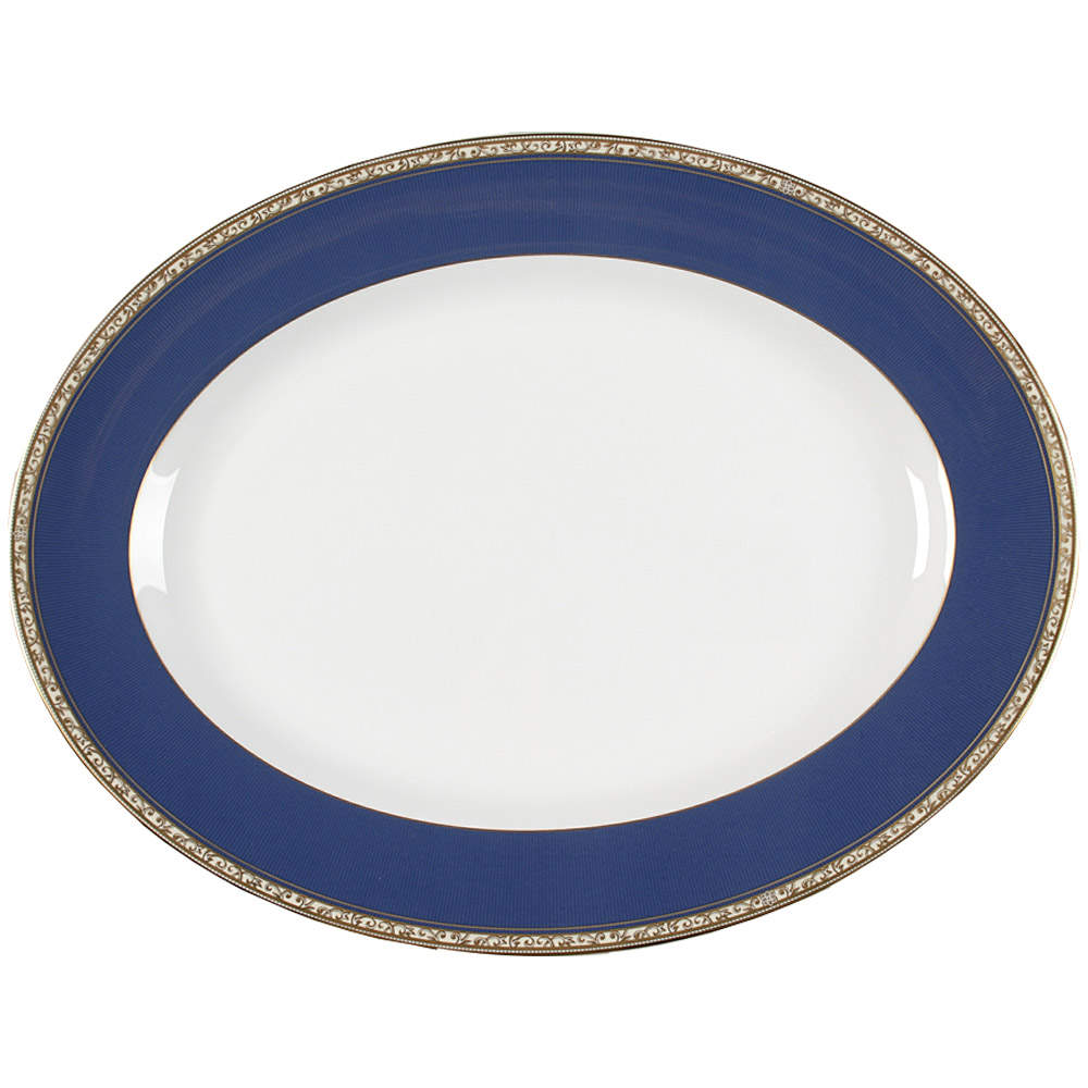 Rococo 15" Oval Serving Platter by Wedgwood-1