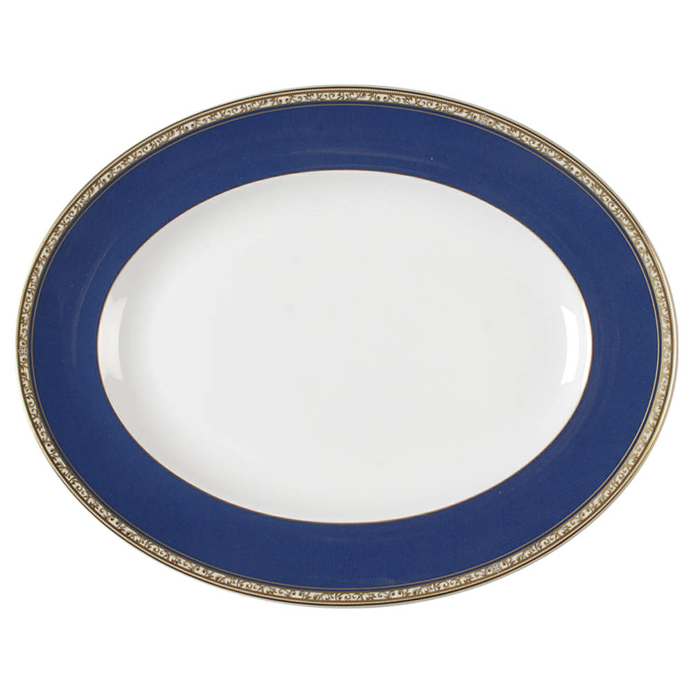 Rococo 14" Oval Serving Platter by Wedgwood-1