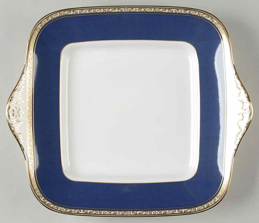 Rococo Square Handled Cake Plate by Wedgwood-1