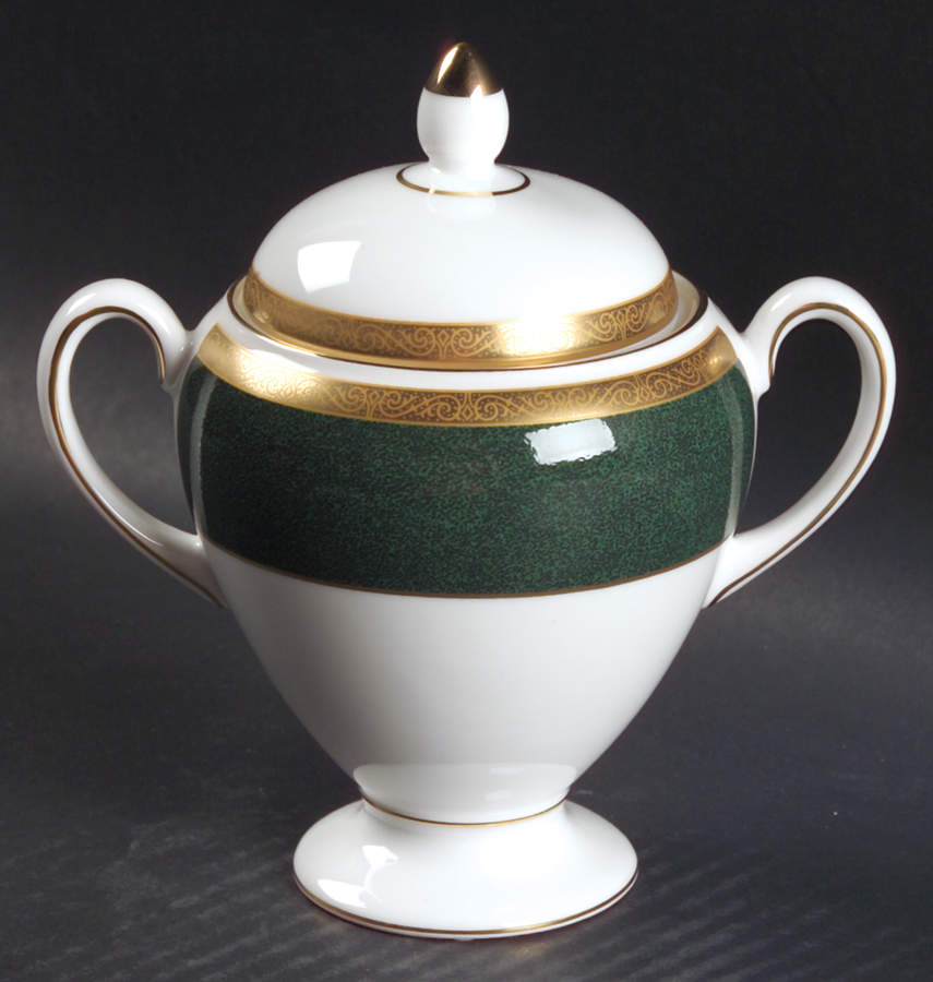 Sherwood Globe Shape Sugar Bowl & Lid by Wedgwood-1