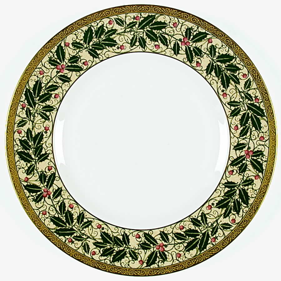 Sherwood Christmas Accent Luncheon Plate by Wedgwood-1