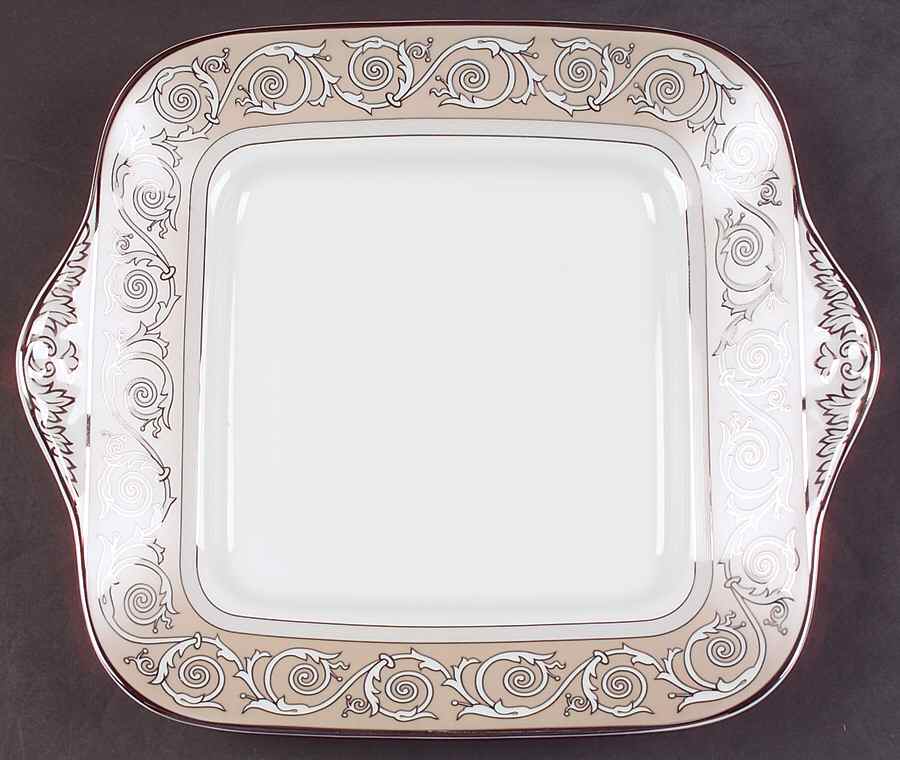 Verona Square Handled Cake Plate by Wedgwood-1