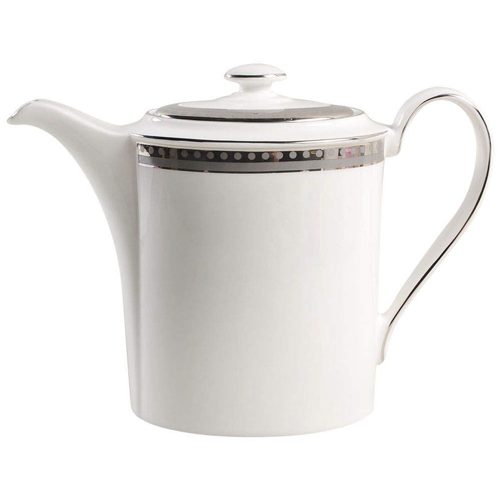 Unity Platinum Coffee Pot & Lid by Wedgwood-1