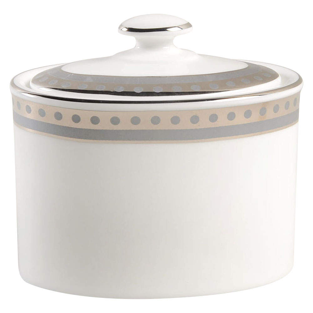 Unity Platinum Sugar Bowl & Lid by Wedgwood-1