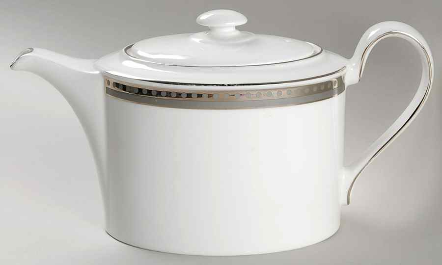 Unity Platinum Teapot & Lid by Wedgwood-1