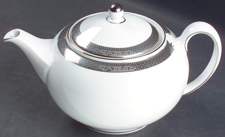 Marcasite Teapot & Lid by Wedgwood-1
