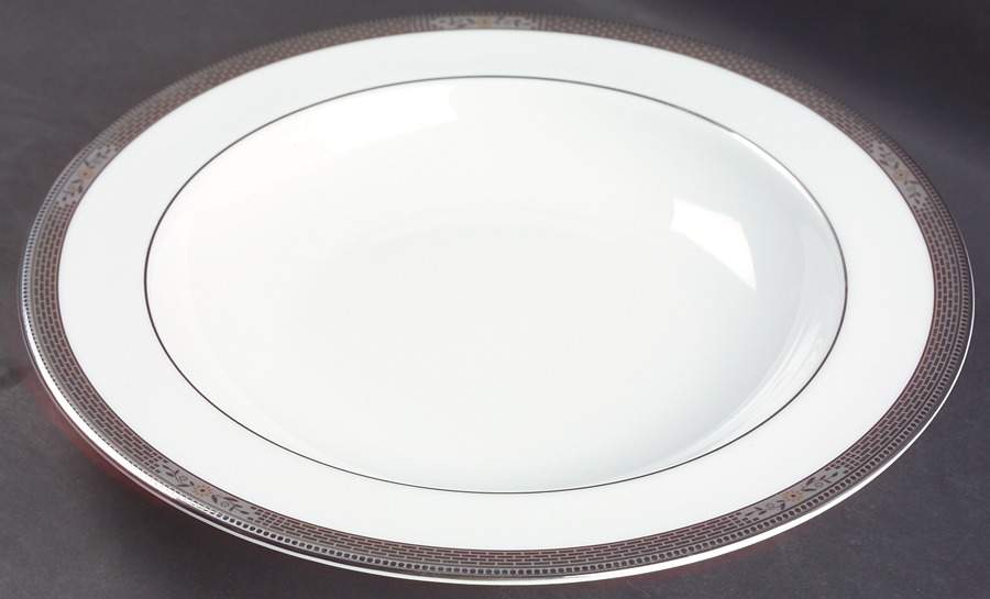 Marcasite 11" Individual Pasta Bowl by Wedgwood-1