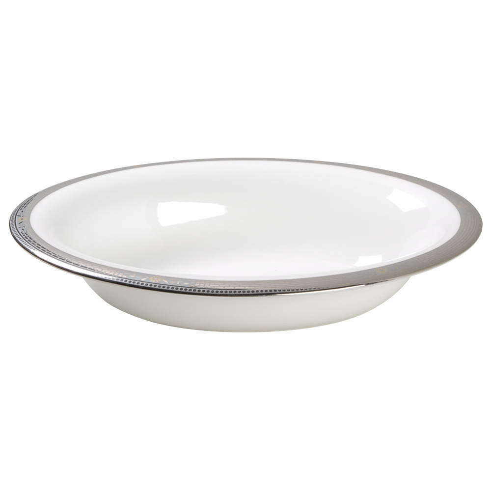 Marcasite 9" Oval Vegetable Bowl by Wedgwood-1