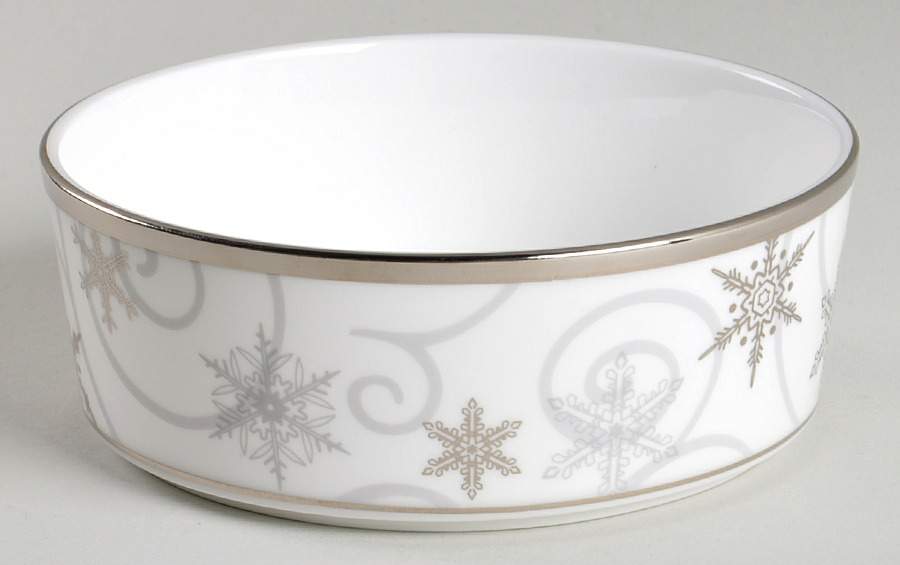 Sterling Holidays Gray Medium Individual Stacking Nibble Bowl by Wedgwood-1